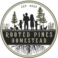 rootedpineshomestead logo